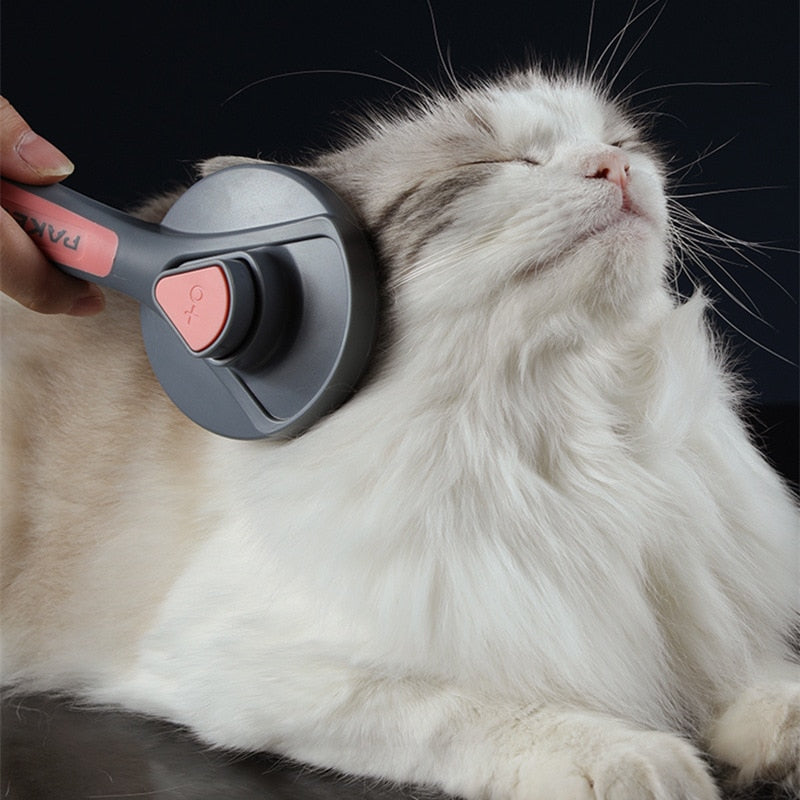 Escova Removedora de Pelos Pet Autolimpante