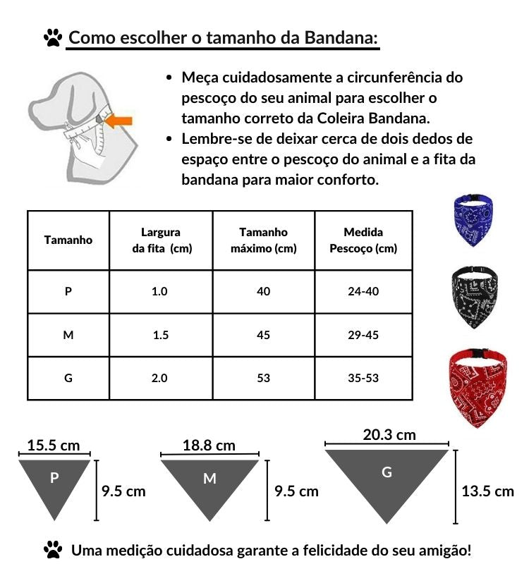 Bandana Coleira