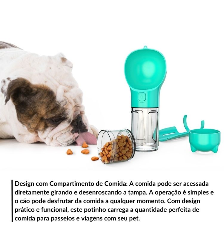 Kit Multifuncional Trilha Perfeita 3 em 1 para Cães