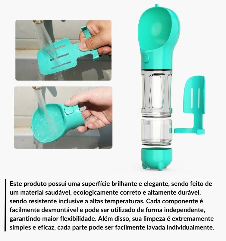 Kit Multifuncional Trilha Perfeita 3 em 1 para Cães